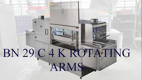 VELOX BARCHITTA BN 29 C 4K ROTATING WASHING SYSTEM  trays and crates tunnel washer