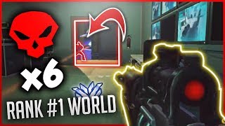 RANK #1 WORLD CARPE INSANE WIDOWMAKER HEADSHOTS!- OVERWATCH WTF FUNNY MOMENTS MONTAGE!