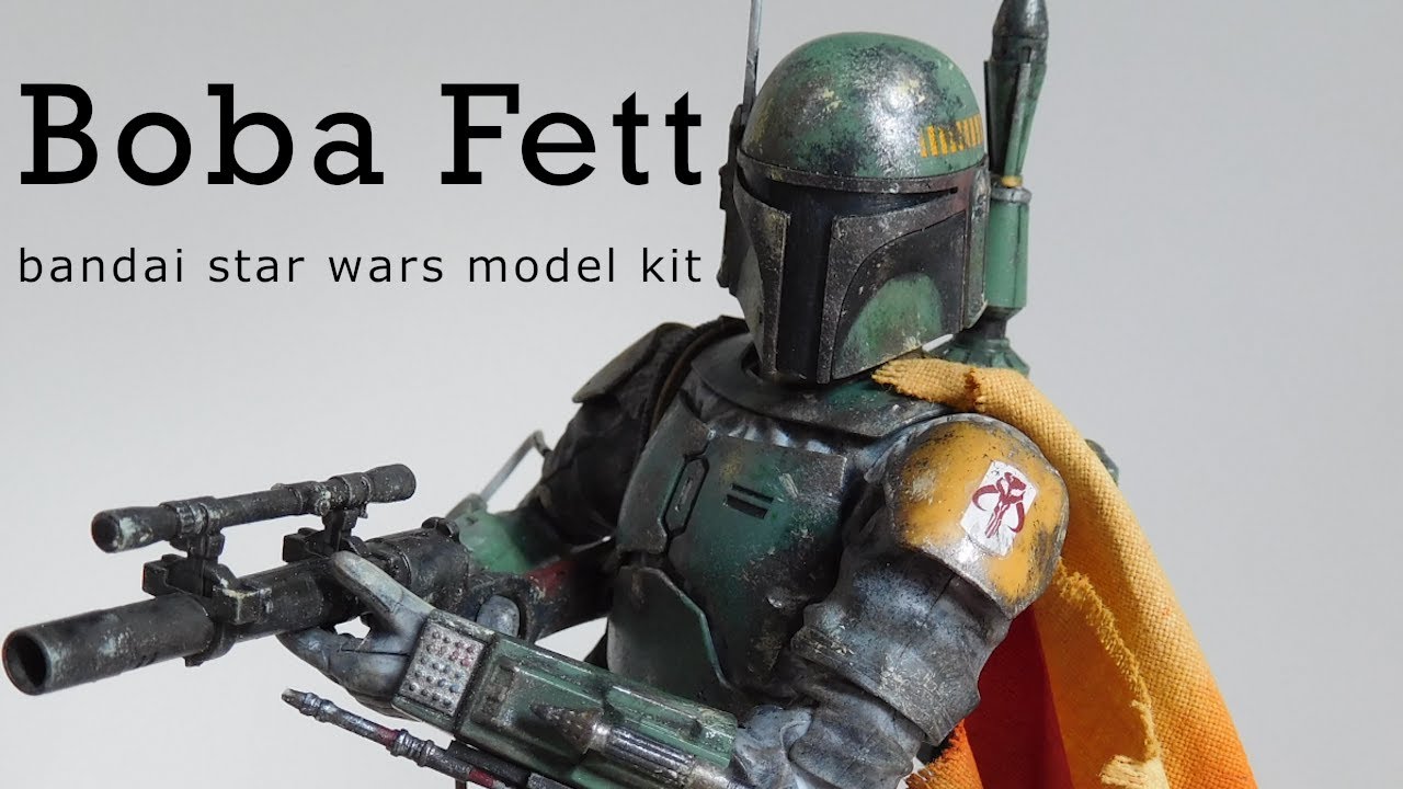 Boba Fett Bandai Star Wars model kit (slideshow) YouTube