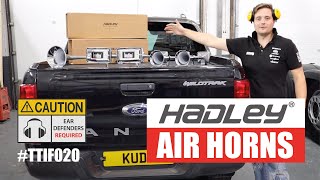 Hadley Air Horns Sound Test, All Sizes - Thank Truck It's Friday #020