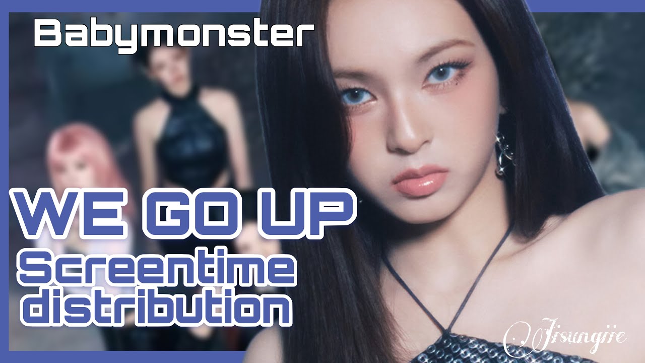 BABYMONSTER ‘WE GO UP’  Screen Time Distribution (Solo / Focus + Full)