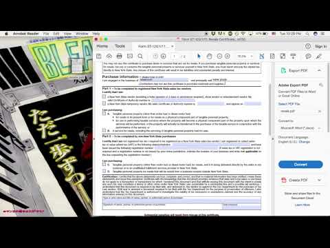 Sales Tax Exemption Resale Certificate Youtube