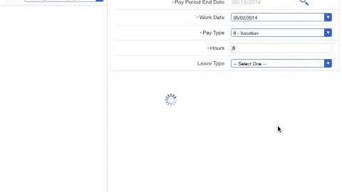 Project Time Entry Tablet for JD Edwards EnterpriseOne