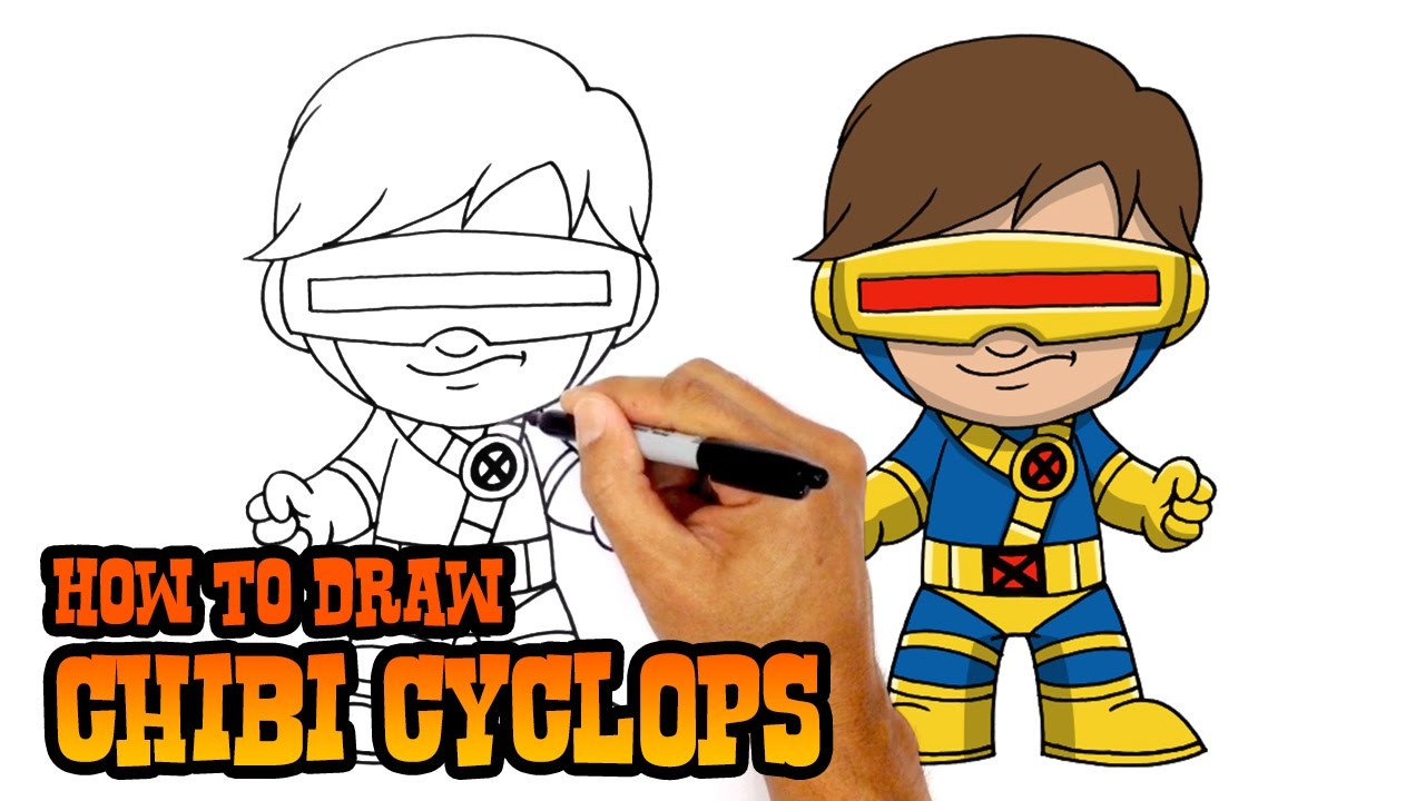 How to Draw Cyclops | X-Men - YouTube