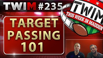 Madden 18 Gameplay | Advanced Target Passing Tips & Tutorial | How to Target Pass