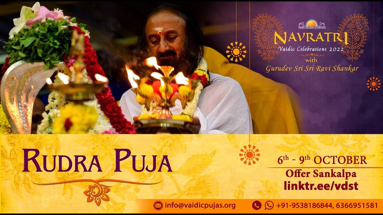 Vijaydashami - Rudra Puja with Gurudev | 5 Oct 2022 - YouTube