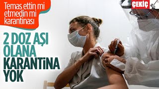 2 Doz Aşı Olana Karantina Yok 17.03.2021 Turkey