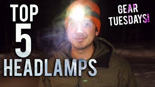 5 BEST HEADLAMPS for Camping, Adventures, Overlanding, etc. GEAR TUESDAY