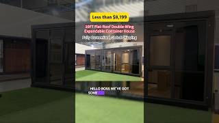 10FT Flat-Roof Double-Wing Expandable House #mobilehouse #tinyhouse #prefabhouse #containerhome