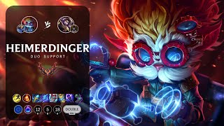 Heimerdinger Support vs Blitzcrank - EUW Grandmaster Patch 13.15