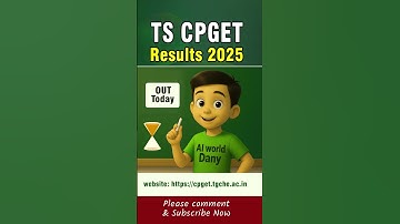 TS CPGET 2025 Results OUT! Download Your Scorecard Now | Telangana PG Admissions #cpgetresults