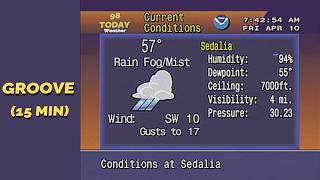 Rain and Fog in Sedalia, MO — Smooth Ambient | GROOVE (15 Min)