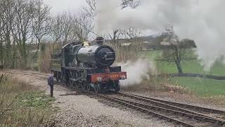 Lady Of legend. Shunting at East Somerset Railway Steam Gala. 16/3/24