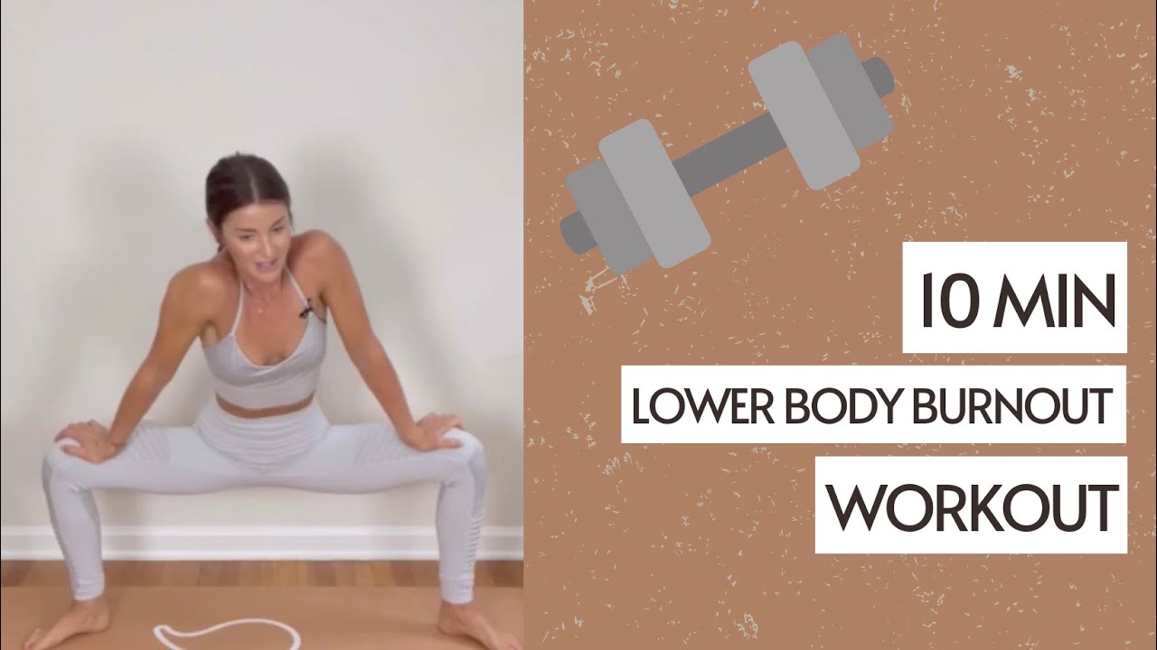 10 Min Lower Body Burnout (ONLY BODYWEIGHT)
