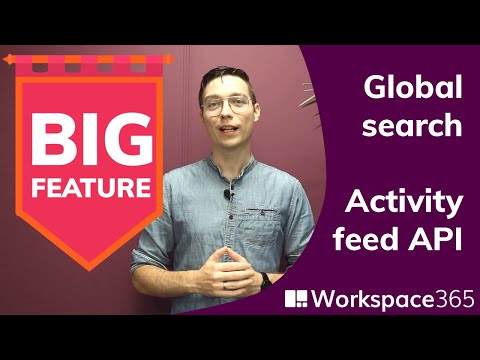 Introducing Global Search and the Activity feed API