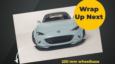 RC DRIFT | RC drift Mazda Miata Wrap up next 230mm Wheelbase test run