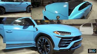 Six10 Motoring wrapped Cardi B's Lamborghini Urus Lamborghini Urus Custom Wrap