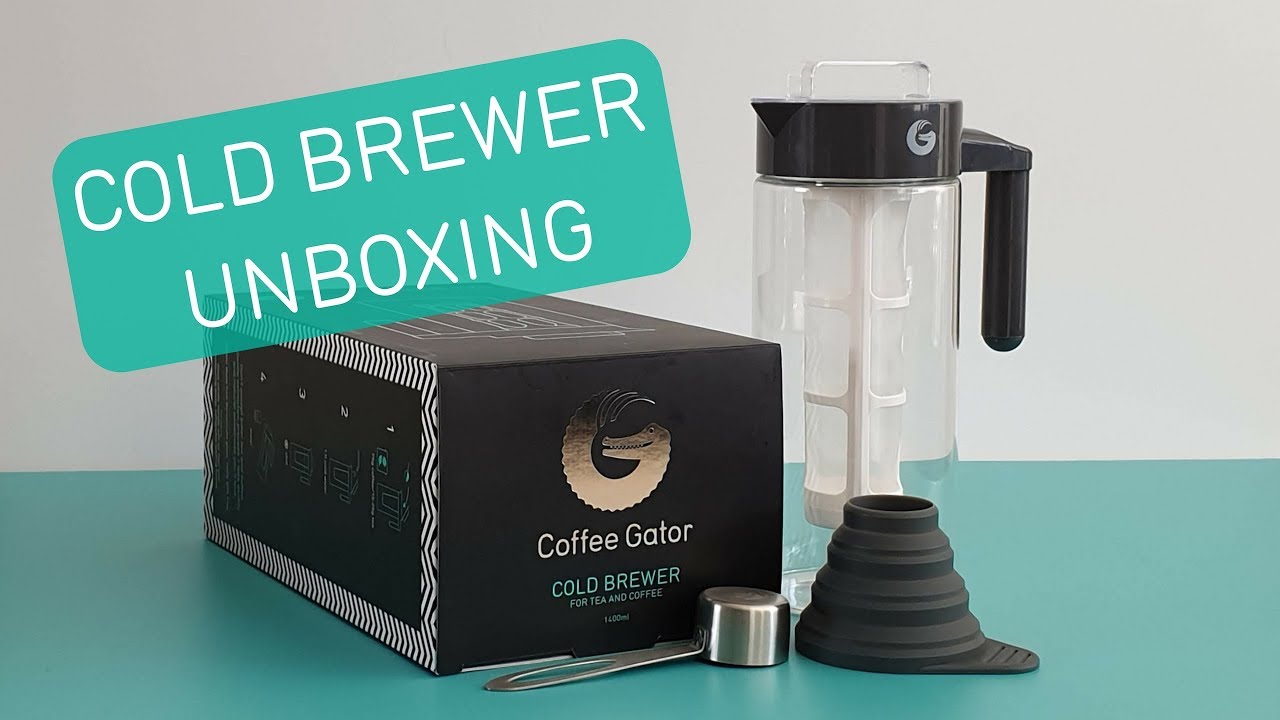 Unboxing the Coffee Gator Cold Brew Coffee and Tea Kit 