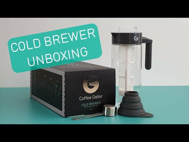 Unboxing the Coffee Gator Cold Brew Coffee and Tea Kit 
