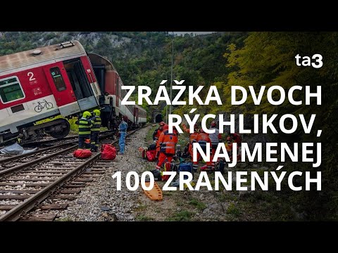 На востоке Словакии столкнулись два поезда
