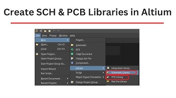 How to Create Schematic & PCB Library in Altium