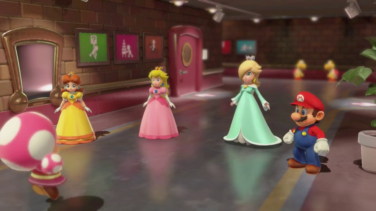 Super Mario Party Sound Stage #2 Daisy, Peach, Rosalina, Mario
