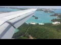Landing at Bermuda, Air Canada from Toronto
