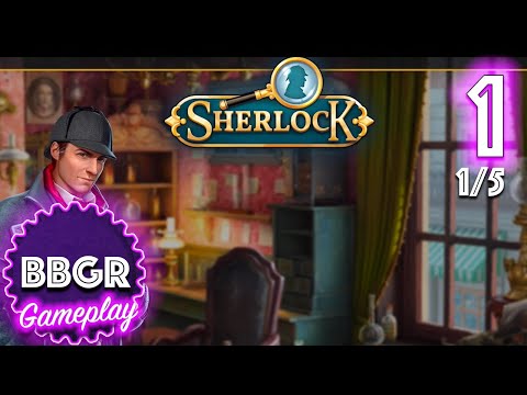 Sherlock: Hidden Match-3 Cases - Review 1/5, Game Play Walkthrough No Commentary 1