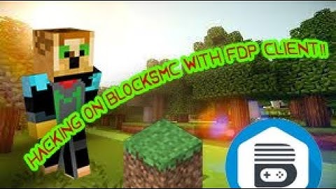 Hacking on blocksmc with fdp client after anticheat update!!