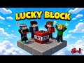 Lucky One Block World 🌈 But It Gets Dangerous! | Minecraft With Friends EP 1