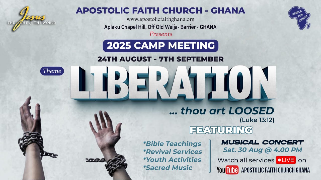 CAMP MEETING YOUTH SERVICE 2025 || SEPTEMBER 3RD - YouTube