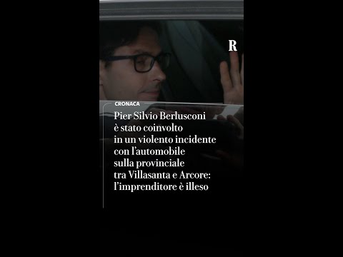 Video Violento incidente per Pier Silvio Berlusconi tra Villasanta e Arcore