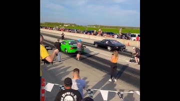 Turbo Mustang vs Nitrous Chevelle // No Prep Drag Racing // Ontario Street Outlaws 🏁