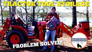 038 — Tractor Toolbox Solution | Extreme Metal Products | Milwaukee Packout | Kubota LX2610