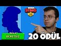 20 ÜCRETSİZ ÖDÜL ÜCRETSİZ KOSTÜM VE ÜCRETSİZ KARAKTER !! BRAWL STARS