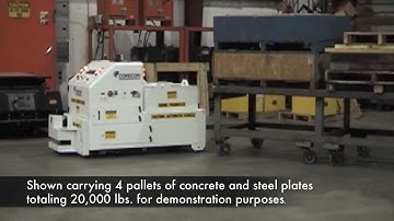 Automatic Guided Vehicle - Tugger AGV for towing