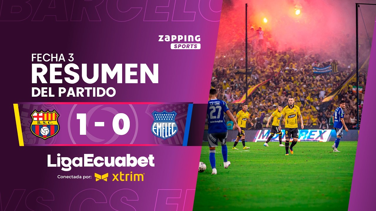 Barcelona SC 1 - 0 CS Emelec / Fecha 3 / Liga Ecuabet conectada por Xtrim 2026