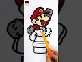 Super Mario With Jelly | Coloring, Painting, drawing, Super Mario Bros #shorts