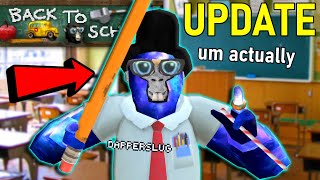 Gorilla Tag VR UM ACTUALLY Update??? (Back to School)