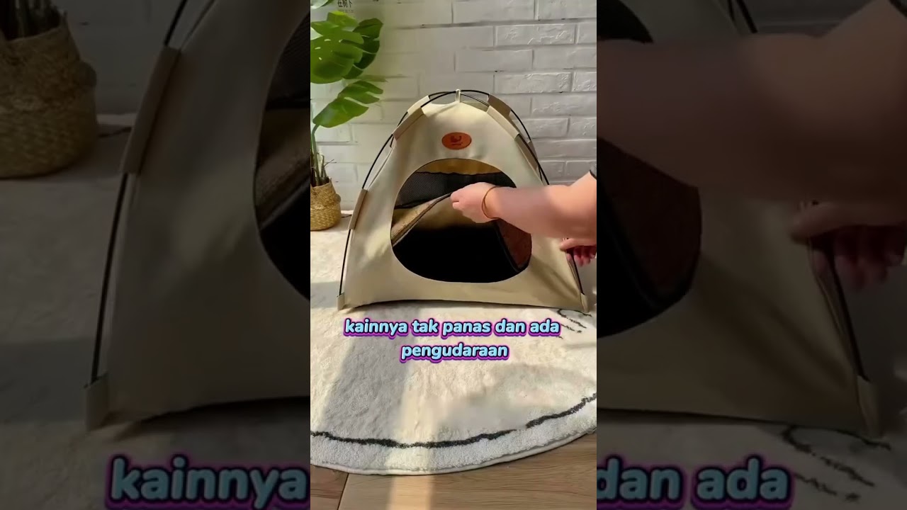 Pet Tent Bed Waterproof Outdoor Cat Tent Bed 
