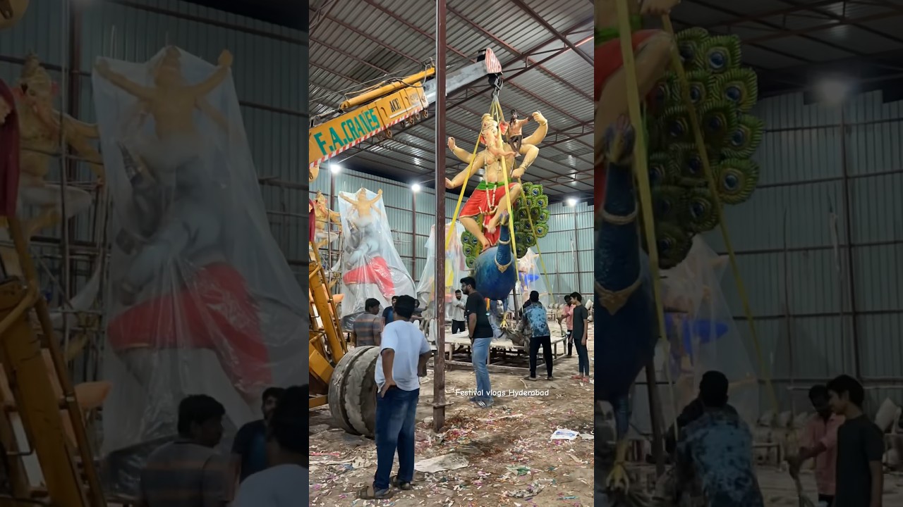 Biggest Ganesh idol Transporting 2023 | Ganesh Aagman 2023 