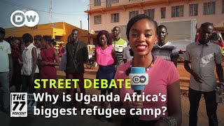 How does Uganda host over one million refugees?