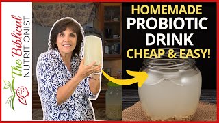 2-Ingredient Probiotic Drink Recipe | How To Make Probiotic At Home by The Biblical Nutritionist 140,985 views 3 weeks ago 10 minutes, 57 seconds