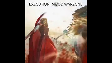 Execution in CODM Vs Warzone 💀☠️ #execution #codm #codwarzone