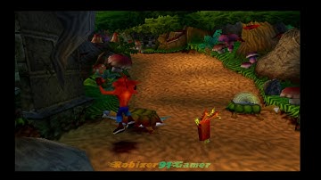 Crash Bandicoot 2 Cortex Strikes Back The Pits 100% walkthrough part 5