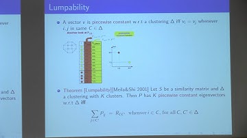 [PURDUE MLSS] Classic and Modern Data Clustering by Marina Meilă (Part 6/8)