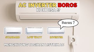 THE DIFFERENCE BETWEEN STANDARD AND LOW-WATT INVERTER AC | DOES IT TURN OUT THAT INVERTER AC CONS...