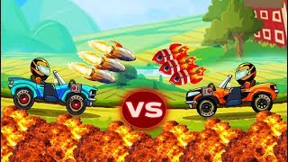 Hill Climb Racing 2 - SPORTS CAR VS NEW SKIN MOD APK v1.18.0 Android Gameplay HD screenshot 4