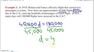 Algebra1 Chapter 2-1 Writing Equations