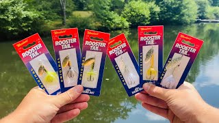 POND Fishing with Rooster Tails!!